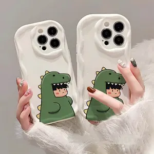 Dino Costume Kid, High-Quality Phone Cases for iPhone 11/12/13/14/15/16 Mini Pro Max Plus /X/XR/XS/XSMAX, Protector, Casing, Shockproof