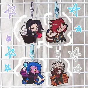 League of Legends Arcane Acrylic Keychains, Cute, Durable, And Perfect For Bags, Keys, Or Gifts. Great For Daily Use Or As Thoughtful Little Gifts For Your Friends And Yourself.
