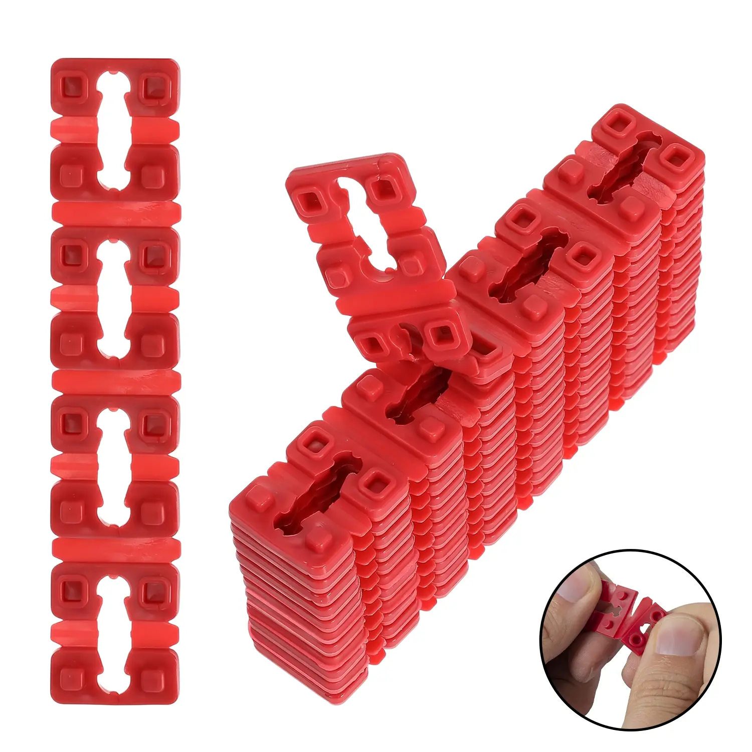 48 PCS Outlet Spacers for Electrical Box, Non-Conductive Switch and Receptacle Spacers for Loose Outlet Plug Fix or Recessed Outlets, Electrical Extender Outlet Shims Light Switch Spacer