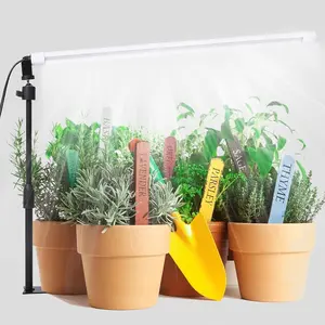 Standing LED Grow Light,Adjustable 2ft T8 Bar  Light, White 4500K Full   Grow Lamp  Stand for Indoor  Seed Starting, Seedlings, Veg, Flower