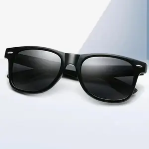 Ray-Band Style Glasses Wayfarer - Stylish Sunglasses with Clear Lenses, Lightweight Design