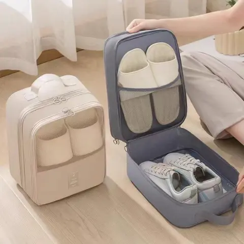Shoe Bags for Travel,Shoe Bag Holds 3 Pair of Shoes,Shoe Storage Pouch for Travel and Daily Use,Shoe Organizer Travel Essentials for Packing in Suitcase,Waterproof