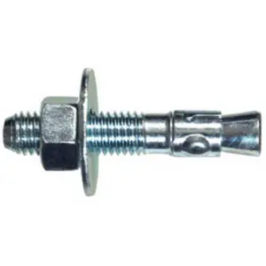 212 MAIN Carbon Steel Rawl Power Stud Wedge Anchor, 0.38 x 3.75 in. Concrete Fix Fastener, 50-Pack (Part No. 371932)