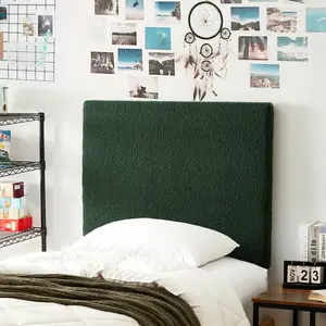 Villa Classic - College Headboard with Legs - Boucle Dark Green