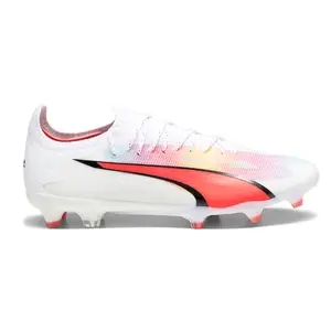 PUMA Mens Ultra Ultimate Soccer Cleats Cleated, Firm Ground, Turf - Red