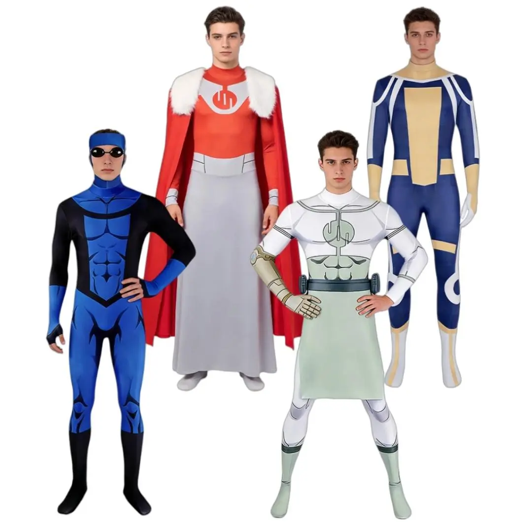 Movie Invincible Cosplay Thragg Jumpsuit The Immortal Hero Mark Costume Fantastic Halloween Carnival Party Uniforms