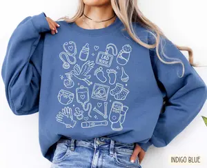 Labor Delivery Nurse T-SHIRT /  Sweatshirt, L and D  Nurse shirt, Labor Nurse Shirt, Delivery Nurse Gift, LandD Nurse, RN Gift for Nurse, Baby Nurse Crewneck Unisex