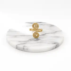 Tala Circular Spiral Wire Ring for Women | Handmade Jewelry for Ladies