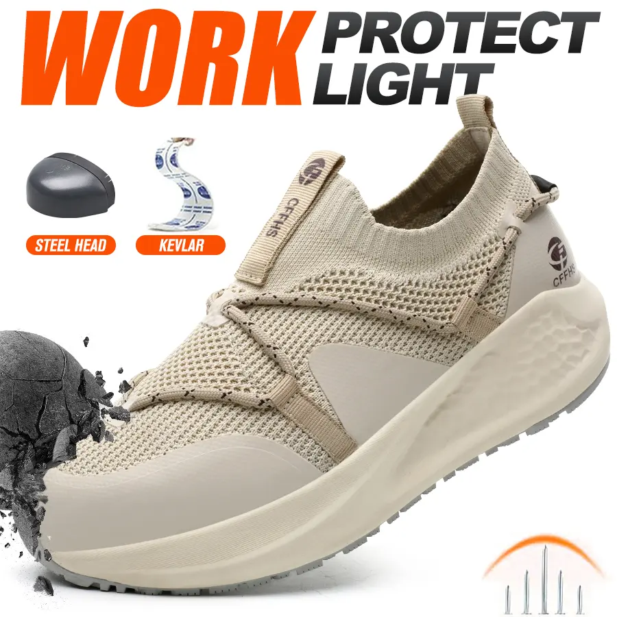 Women's Non-Slip Waterproof Work Shoes - Walking Shoes, Work Safety Sneakers, Food Service Chef Kitchen Safety Footwear,summerwins,summeroutfits,vacationoutfits,beachoutfits