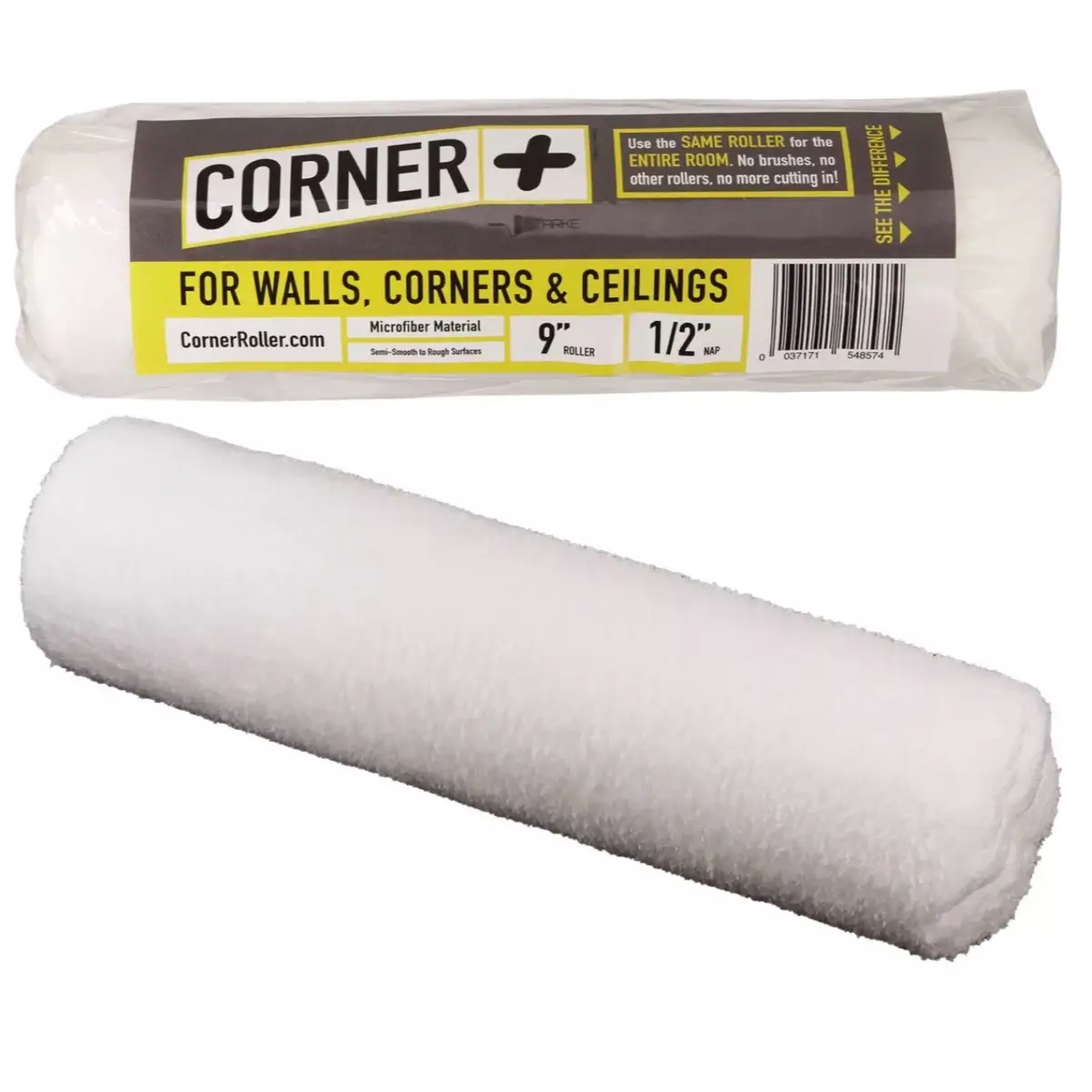Corner + Roller | 9’ 1/2’ Nap Microfiber | the only roller that paints walls & corners! Great for Smooth Walls! Paint house painting fixxer upper
