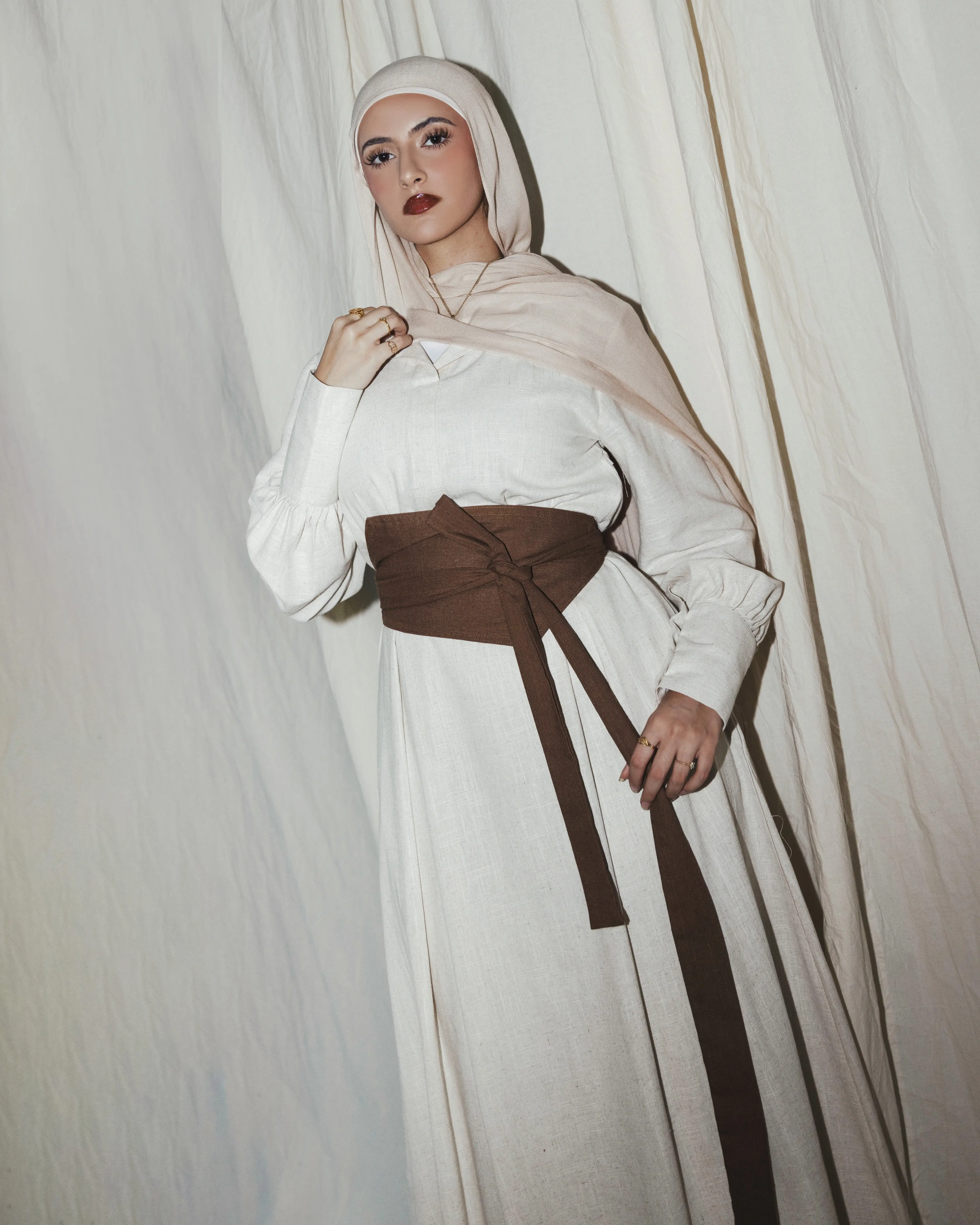 The Linen Dress | IVORY