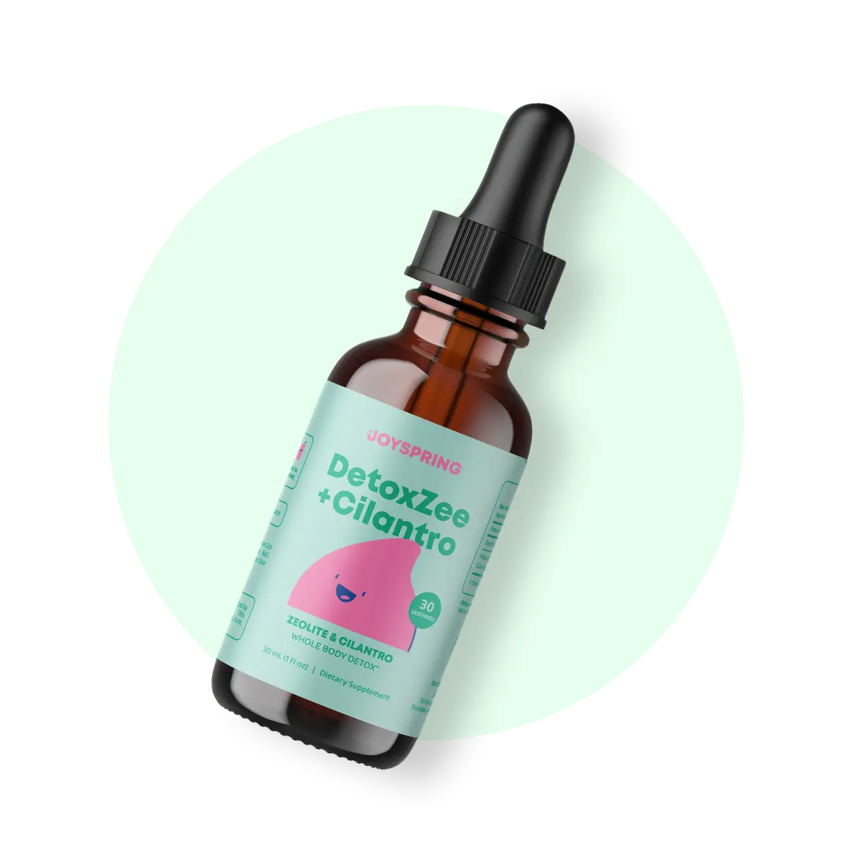 JoySpring DetoxZee Cilantro Drops – Natural Herbal Blend with Zeolite & Cilantro