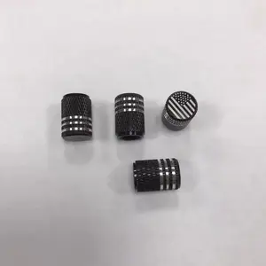 Tire Valve Cap, 5 counts Leak-proof Corrosion Resistant Flag Cover for Car, Truck, Motorcycle & Bike, Auto Car Accessories, Summer Cycling Accessories, Bike Accessories, Gym Accessories
