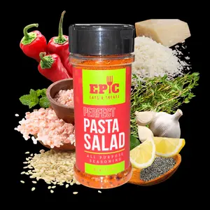 Epic Eats & Treats Perfect Pasta Salad Blend - Gluten Free Vegan Zero Calories Low Sodium Al Dente Pasta Crisp Vegetables Herbs Spices - Carb