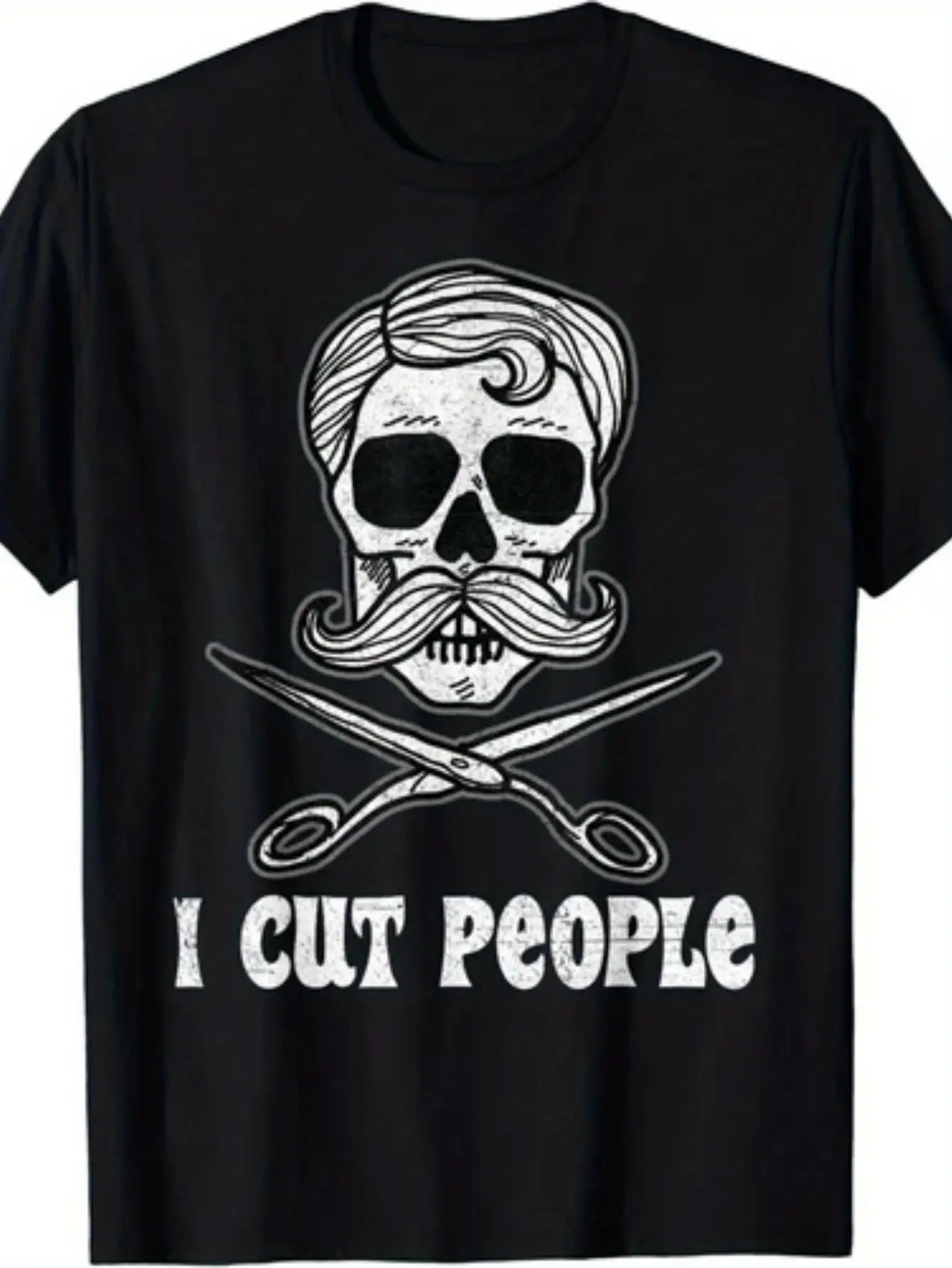Barber Hairstylist Beard Gift Unisex T-Shirt Super unisex soft cotton short sleeve t shirt, vintage graphic casual tee for men women teens, perfect birthday holiday gift for camping travel gym daily street  wear