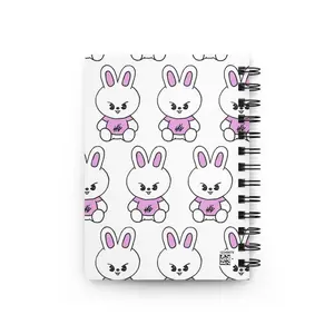 Leebit (Lee Know) SKZ Spiral Journal Notebook, Lined Paper, Drawing Notebook, Stationery