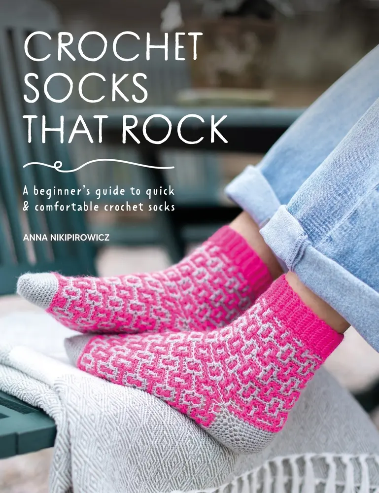 USED Book - Crochet Socks That Rock: A Beginner's Guide to Quick & Comfortable Crochet Socks by Nikipirowicz, Anna (Paperback) - english