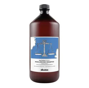 DAVINES NaturalTech Rebalancing Shampoo Liter - Normalizing Formula for Excess Sebum Production & Scalp Health Care