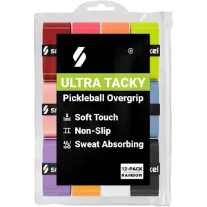 Pickleball Paddle Overgrip - Ultra Tacky & Non-Slip Soft  Pickleball Grip Tape for Pickleball Paddles, High  Absorption, Shock-Absorbing & Durable Overgrip