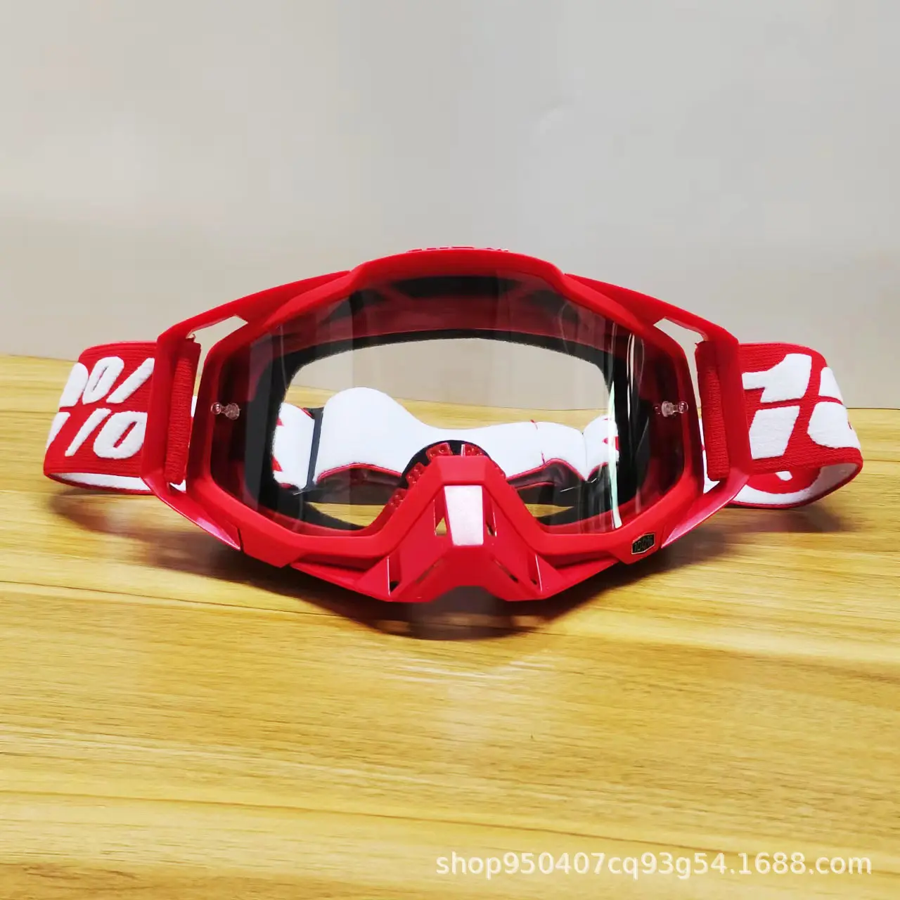 46 Red Frame Red Nose   Transparent Film