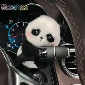 Cute Cartoon Panda Car Doll Pendant, Adorable Wiper & Turn Signal Decor, Lovely Cartoon Style Auto Ornament, Fun Car Interior Jewelry for Windshield Wipers & Turn Signals, Perfect Personality Decoration for Cars, SUVs & Vehicles to Add Fun & Charm
