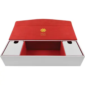 Game Chest Storage Box: White Organiser with Matte Finish, Ideal for Organizing Items