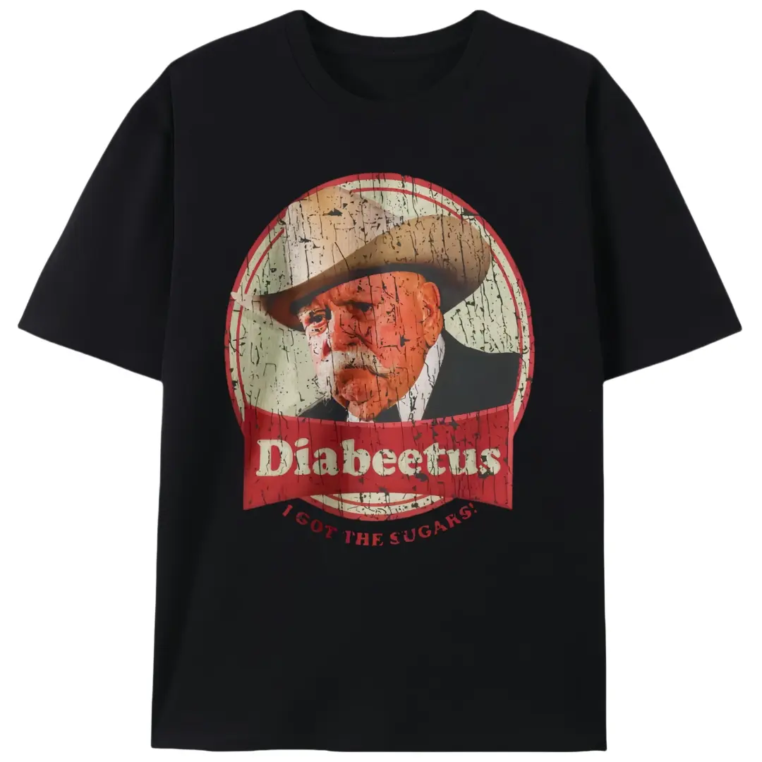 funny shirts Retro Style Diabetes I Have Sugar Disease T-shirt 5393 Funny Men's Short Sleeve Graphic T-shirt Series Black Ar men gifts
