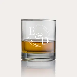 Monogram Rocks Glass