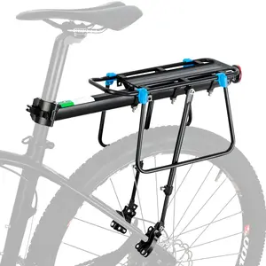 ROCKBROS Quick Release Rear Bike Rack, Aluminum Alloy Cargo Rack with Bike Trunk Bag 13L-25L Bike Rear Rack Bag and Bike Panniers Waterproof Bike Rear Rack Bag Max 30L Large Capacity for Mountain Bikes