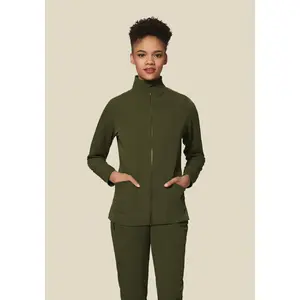 Women's Modern Scrub Jacket Olive