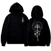 hooded sweatshirt-black