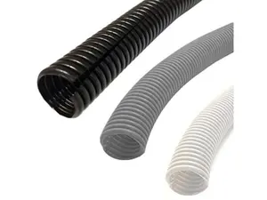 Electriduct WL-ED-PE-075-100-WT 0.75 in. 100 ft. Polyethylene Split Wire Loom - White
