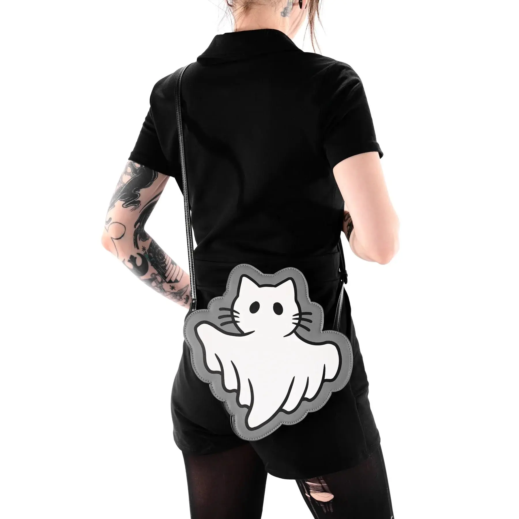 Ghostcat Crossbody Bag