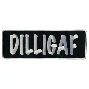 Do I Look Like I Give F MC Biker Lower Back Patch [10.0 X 3.5 inch - Iron on Sew on]