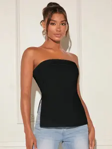 New elegant sexy and beautiful women's strapless sleeveless vest