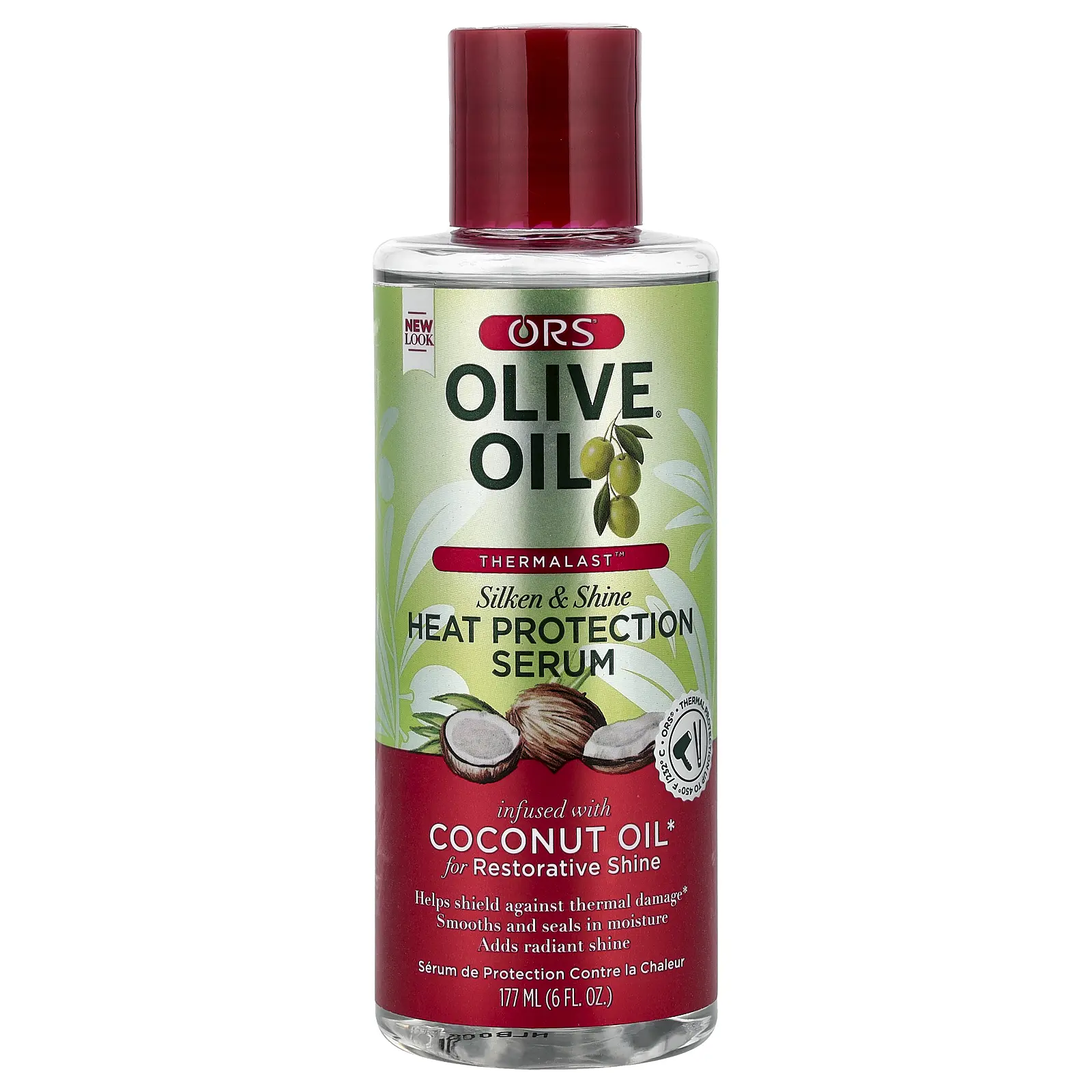 ORS Olive Oil™, Thermalast™, Heat Protection Serum, 6 fl oz (177 ml) ORS Olive Oil™, Thermalast™, Heat Protection Serum, 6 fl oz (177 ml)