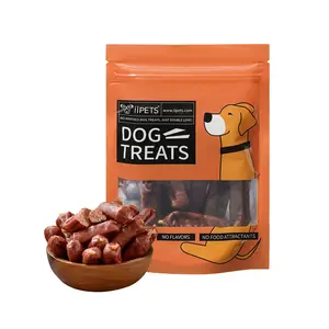 iipets Lamb Sausage Dog Treats – Grain-Free, No Additives, Rich in Lamb Fat to Support Digestion – Healthy Reward Snacks for Puppies, Seniors & All Breeds