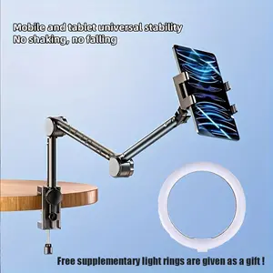 10" LED Ring Light with Phone Holder & Adjustable Arm Stand – 3 Color Modes, Dimmable Selfie Light for TikTok Live, Makeup, Video Recording, Streaming & Photography - Gift