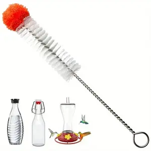 Multi-Functional Bendable Cleaning Brush, Soft Bristles, Clean Without Dead Corners, Suitable for Various Specifications of Water Bottles, Hummingbird Feeders, Cleaning Brushes, Essential for Home Cleaning, And Practical Items