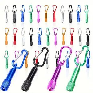 7 Pcs Mini LED Keychain Flashlight, Portable Multifunctional, Flashlight Key Chain for Outdoor Camping Hiking Equipment and Emergency Lighting