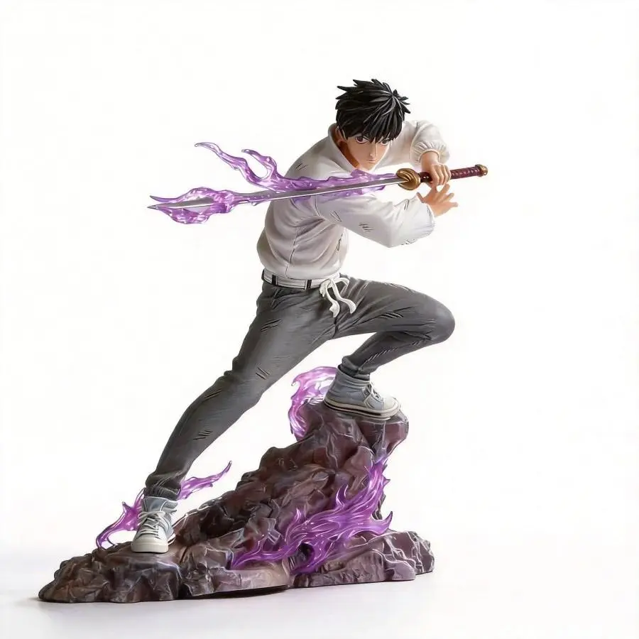 Anime Jujutsu Kaisen Yuta Okkotsu PVC/ABS Plastic Character Figurine - 22cm Statue Figurine, Exquisite Craftsmanship, Detailed Design, Home Decoration Gift for Anime Fans
