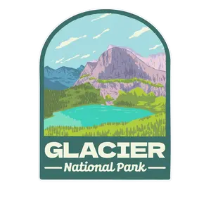 Glacier National Park Arch Sticker