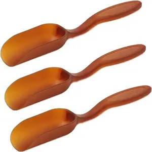 3pcs Portable Multi-Functional Shovels, PVC Scoop for Mini Mix Pellet, Ideal Mini Scoop Tool for Carp Fishing Sifting Scoop Shovel