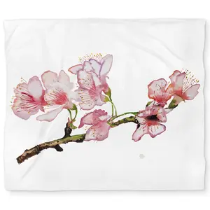 360 Stand Pink Cherry Blossom Branch Romantic King Size Duvet Cover, Textile Bedding Linen for Home Decor, Romantic Couple Gifts