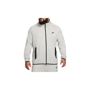 Tech Men's Lightweight Knit Full-zip Hoodie "GREY/BLACK" FD4501 012