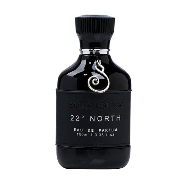 EMBAROUGE 22° North Men's Fragrance | Perfume for Men | Wood Top note | 100 ml pack | 3.4 Fl. Oz. | Wood and Amber fragrance | Gift for Men | Eau de Parfum EDP | Father's Day Gift