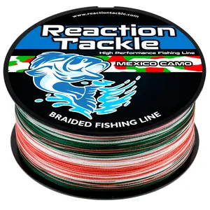 Reaction Tackle Braided Fishing Line - Mexico Camo