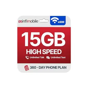 15GB ESIM Card | Nationwide Coverage | 4G, 5G Network