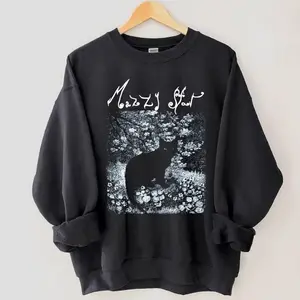 Mazzy Star Cat Sweatshirt, Vintage 90s Alternative Rock Band Sweater, Hope Sandoval Graphic Tee, Retro Mazzy Star Merch