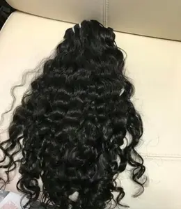 Raw Indian Curly Bundle - Authentic South Indian Curls for Stunning Versatile Hairstyles - Single Donor Source Quality Hair Extension